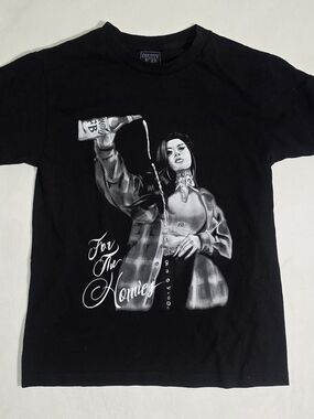 FB County Aaliyah For The Homies Graphic Black T Shirt Mens Small